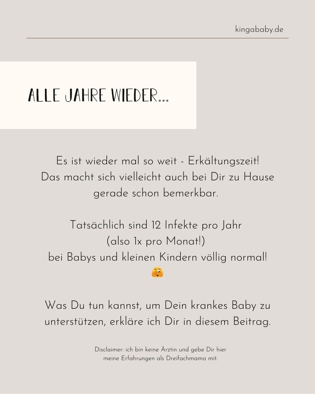 Instagram post from kingababy_schlafberatung. This post is in position 1.