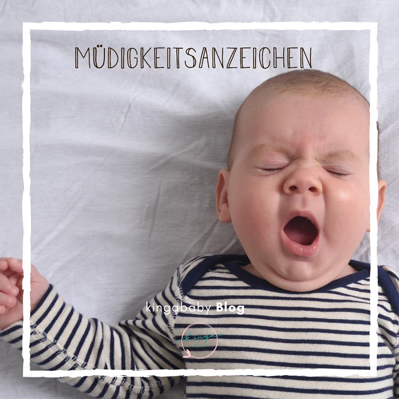 Müdigkeitsanzeichen Baby