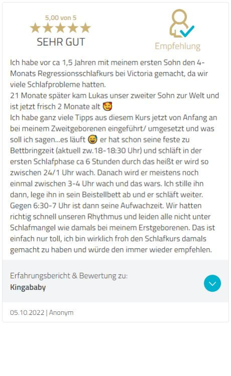 Kingababy Erfahrungsbericht