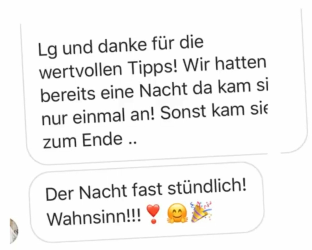 Testimonial Kingababy 4 Monats Schlaf-Regressionskurs - 1